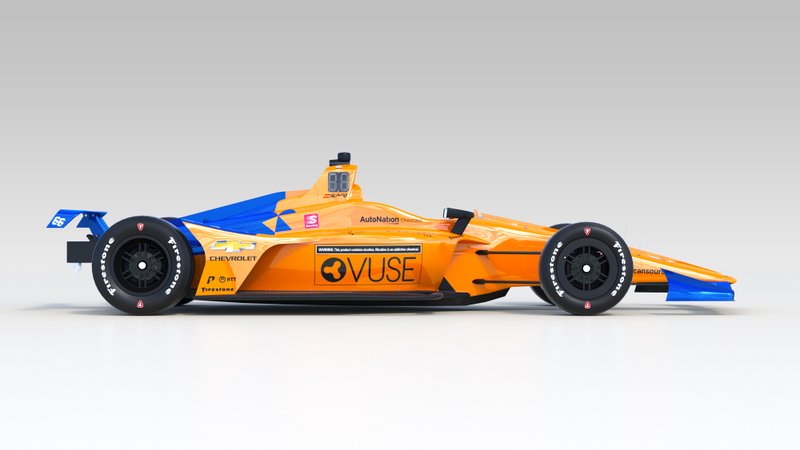 Illustration for article titled Here's the Orange McLaren Fernando Alonso Will Take to the Indianapolis 500 This Year